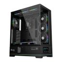 daWg Y' Series 990 Mid-Tower Glass Gaming Cabinet/Case (Black)...