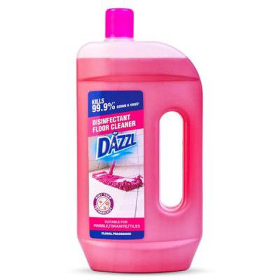 Dazzl Floor Cleaner (Floral) - 975ml | Kills 99.9% Germs | Disinfectant Surface Cleaner