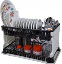 DDecora Dish Drainer Kitchen Rack Plastic...