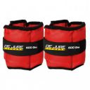 De Jure Fitness Adjustable Ankle & Wrist Weights Pair (0.5KG x 2) for Men & Women | Red– 1KG...