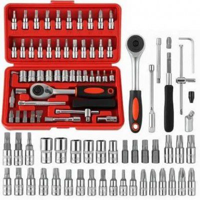 DEAGAN 46PCS Sockets Extension Bars Socket Set  (Pack of 46)