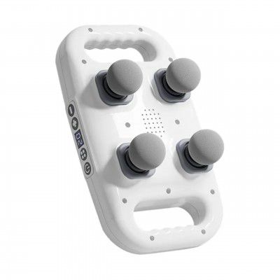 Dealsure Full Body Massager Machine for Pain Relief | Rechargeable Massage Machine for Body Pain with 4 Heads 