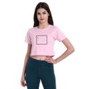 deb. Crop Top for Women's Basic Short Sleeves Scoop Neck Casual & Active wear...
