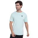 deb. Solid Cotton Fit Athletic Men's T-Shirt with Short Sleeve...