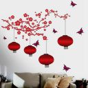 Decals Design 'Chinese Lamps in Double Sheet' Wall Sticker (PVC Vinyl, 90 cm x 60 cm x 2, Multicolour)...
