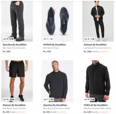 UP TO 70% OFF | Decathlon Men's Clothing