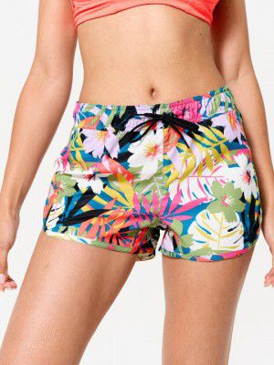 Decathlon Olaian - Women Multicolored Resistant to Impact of Wave Surfing Swim Shorts