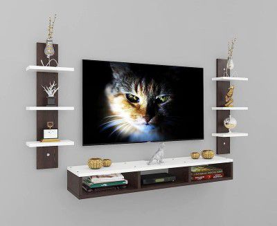 Deco India Wooden TV Unit Wall Mounted 