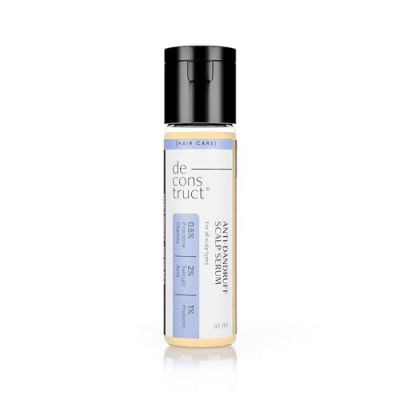 Deconstruct Anti-Dandruff Scalp Serum | Contains 2% Salicylic Acid + 1% Prebiotic + 0.5% Piroctone Olamine | Itchy scalp treatment | Post wash treatment | Soothes Dry Scalp | For Oily Scalp - 10ml