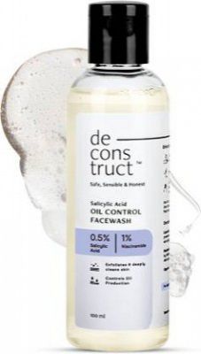 deconstruct Oil Control Face wash 0.5% Salicylic Acid| For Acne & Pimples|Controls exces oil Face Wash  (100 ml)