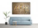 Decor Production Lord Buddha 3D Wall Stickers, PVC Self Adhesive Vinyl Wall Poster for Living Room, Hall, Play Room, Bedroom, Kitchen, Office (12x18 Inch), Multicolour, Religion...