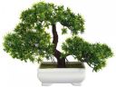 DecoratingLives BONSAI Bonsai Wild Artificial Plant with Pot (27 cm, Green)...