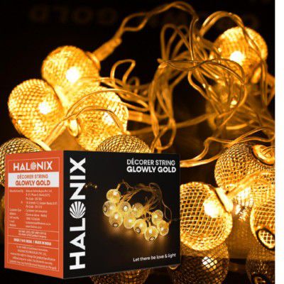 Halonix Decorer Glowly Gold 15 Bright Led String Light
