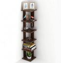 DECORVAIZ Beautiful Engineered Wood Multi-Tier Wall Mounted Corner Shelf...