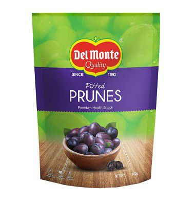 Del Monte Dried Premium Pitted California Prunes Health Snack 340g