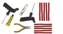 DELHI TRADERSS Complete Tubeless Tyre Puncture Repair Kit (Nose Pliers + Cutter + Rubber Cement) for All Bikes...