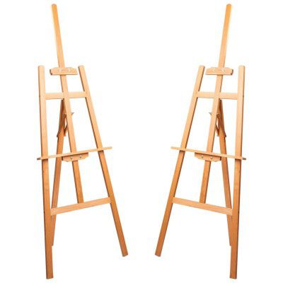 deli Arte Nuevo W73879 Artist Range Tilted Sketching Wooden Easel Stand (Holds Canvases Upto 45)