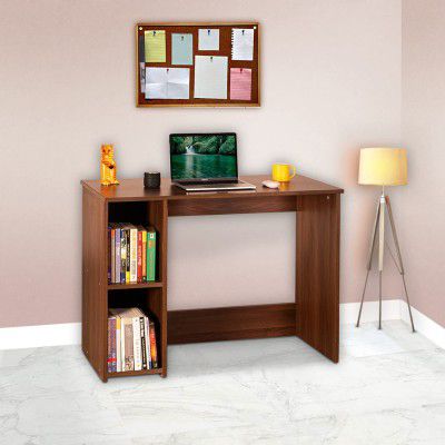 DELITE KOM Berry Engineered Wood Study Table (Free Standing, Finish Color - Acacia Dark, DIY(Do-It-Yourself) (50.4x100.4x75)