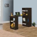 DELITE KOM Bliss Engineered Wood Study Table (Finish Color - Acacia Dark, Knock Down)...