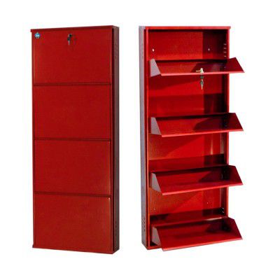 DELITE KOM Metal Shoe Rack for Home | 20 Inches Wide 4 Shelf 