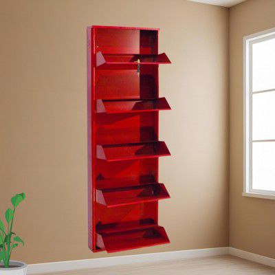 [Extra Rs 2559 Off] DELITE KOM Metal Shoe Rack for Home 20 Inches Wide 5 Shelf  | Metal Shoe Cabinet for Home