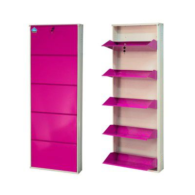 [Extra Rs 3554 Off] DELITE KOM Metal Shoe Rack for Home | 24 Inches Wide 5 Shelf