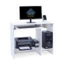DELITE KOM Neo Engineered Wood Computer Desk (Straight, Finish Color - Frosty White, Knock Down)...