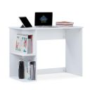 DELITE KOM Valor Study Table Engineered Wood Study Table (Free Standing, Knock Down)? (Frosty White)...