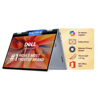 Dell 14 Plus 2-in-1 Touch Laptop, AI Enabled Intel Core Ultra 5 226V, 16GB LPDDR5X, 512Gb SSD (Dell 14 Plus 2-in-1)