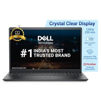 Dell 15 Laptop, 12th Gen Intel Core i5-1235U Processor (8GB, 512GB SSD) 15.6" (38) cm FHD Display,1.66kg