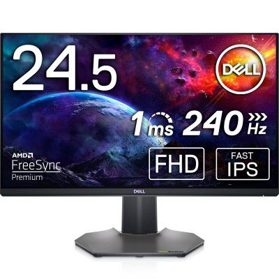 Dell 25 (62.23 Cm) FHD Monitor 1920 x 1080 Pixels 240Hz, S2522HG-Black
