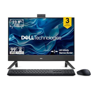 Dell AIO Inspiron 5430, i5-1334U, 8 GB, 512GB SSD Intel® Graphics, 23.8" FHD AG Infinity Narrow Border AIT Infinity Non-Touch|Win11+MS Office 24+M365 | Dark Shadow Gray Cover|Wireless Keyboard & M