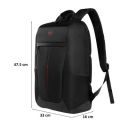 Dell Gaming Lite Nylon Backpack for 17 Inch Laptop (460-BCZI, Black with Red Accents)...