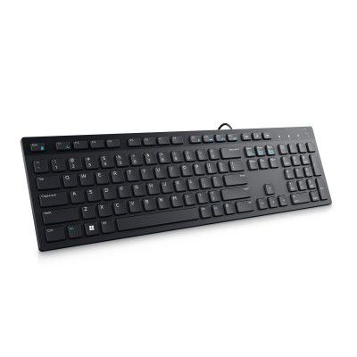 Dell KB216 Wired Keyboard with Number Pad (Spill Resistant, Black)
