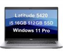 Dell Latitude 5420 5000 14" FHD (Intel 4-Core i5-1145G7 vPro, 16GB RAM, 512GB PCIe SSD) Business Laptop, Backlit Keyboard, Thunderbolt 4, Wi-Fi 6, Webcam, Win 11 Pro -2023...