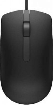 DELL MS116 WIRED MOUSE Wired Optical Mouse  (USB 2.0, Black)