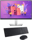 Dell Professional 24 inches, Full HD Monitor - KM5221W Pro Wireless USB Keyboard and Mouse Set Quiet Keyboard, Full-Sized Keyboard...