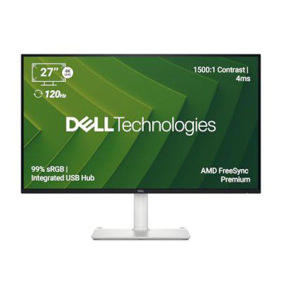 Dell S2725QC 27" USB-C Monitor|Titan Grey|IPS 120Hz | 5W Speakers|99% SRGB |AMD Freesync Premium