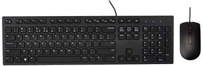 Dell Wired USB Keyboard and Mouse Set, Wired Combo (Keyboard+Mouse), Black