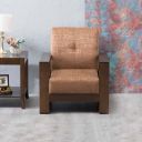 Delport Nomad Fabric 1-Seater Sofa - Brown...