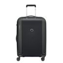 Delsey BRISBAN Polypropylene 75 Cm 4 Double Wheels Black Hard Suitcase...
