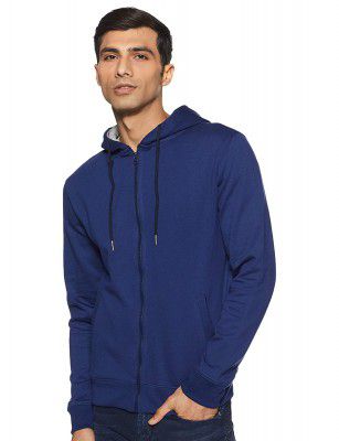 Deniklo Mens Blouson Fleece Sweatshirt