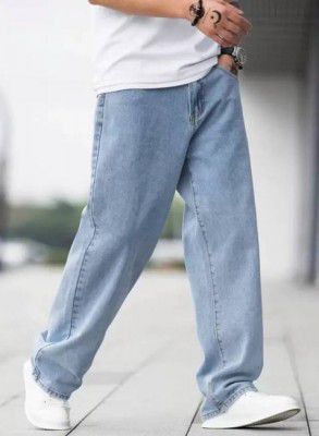 DENIM FIT Regular Men Light Blue Jeans