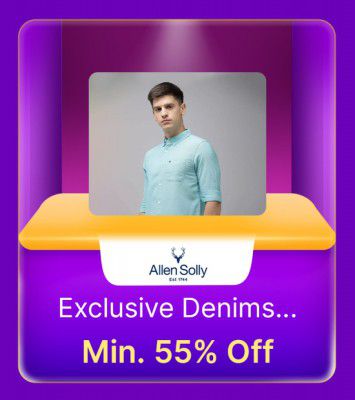 Denim Shirts @ minimum 55% off in Flipkart Billion Days Sale  
