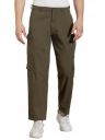 Dennis Lingo Men Cotton Lycra Solid Stretchable Cargo Trousers...
