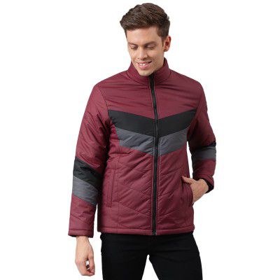 Dennis Lingo Men’s Long-Sleeve Color Block Puffer Jacket for Men