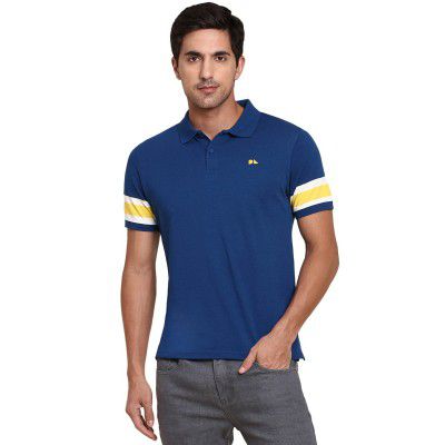 Dennis Lingo Men's Slim Fit Black Polo T-Shirt