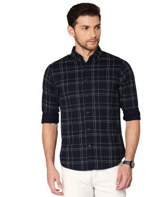 Dennis Lingo Men's Slim Fit Casual Shirt