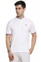 Dennis Lingo Men's Slim Fit Navy Mandarin T-Shirt...