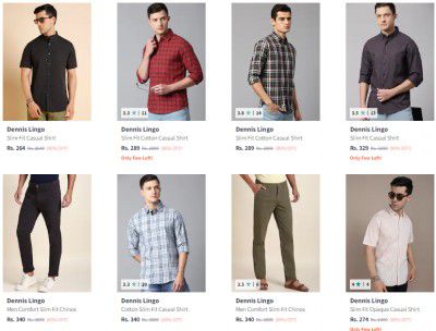 Dennis Lingo Shirts Starts ₹195 | Upto 90% Off